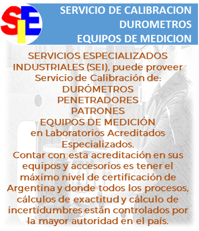 Calibración Durómetros